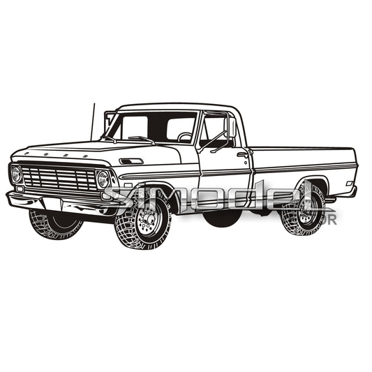 Ford  pick-up F-100 1968