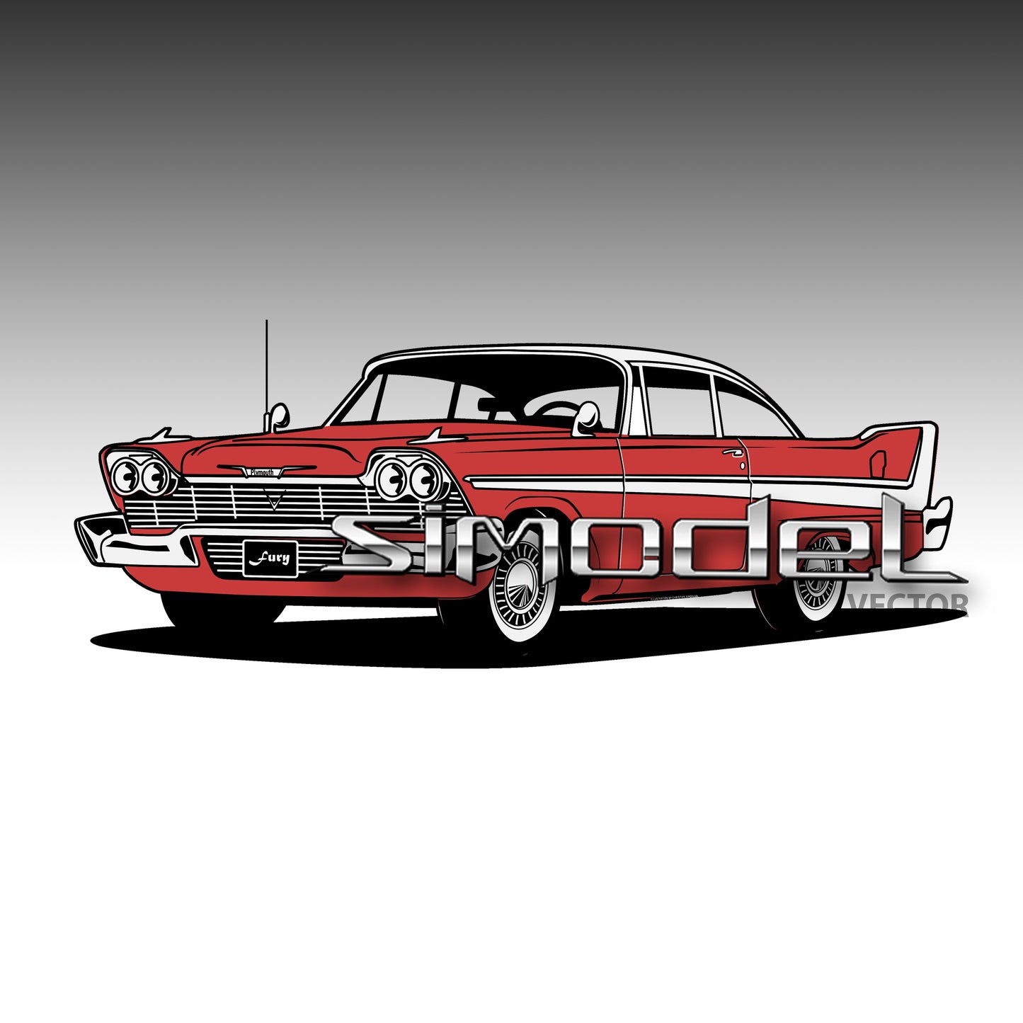 Plymouth Fury color layers Christine