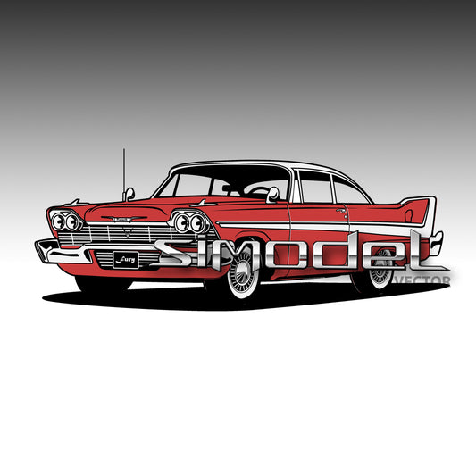 Plymouth Fury color layers Christine