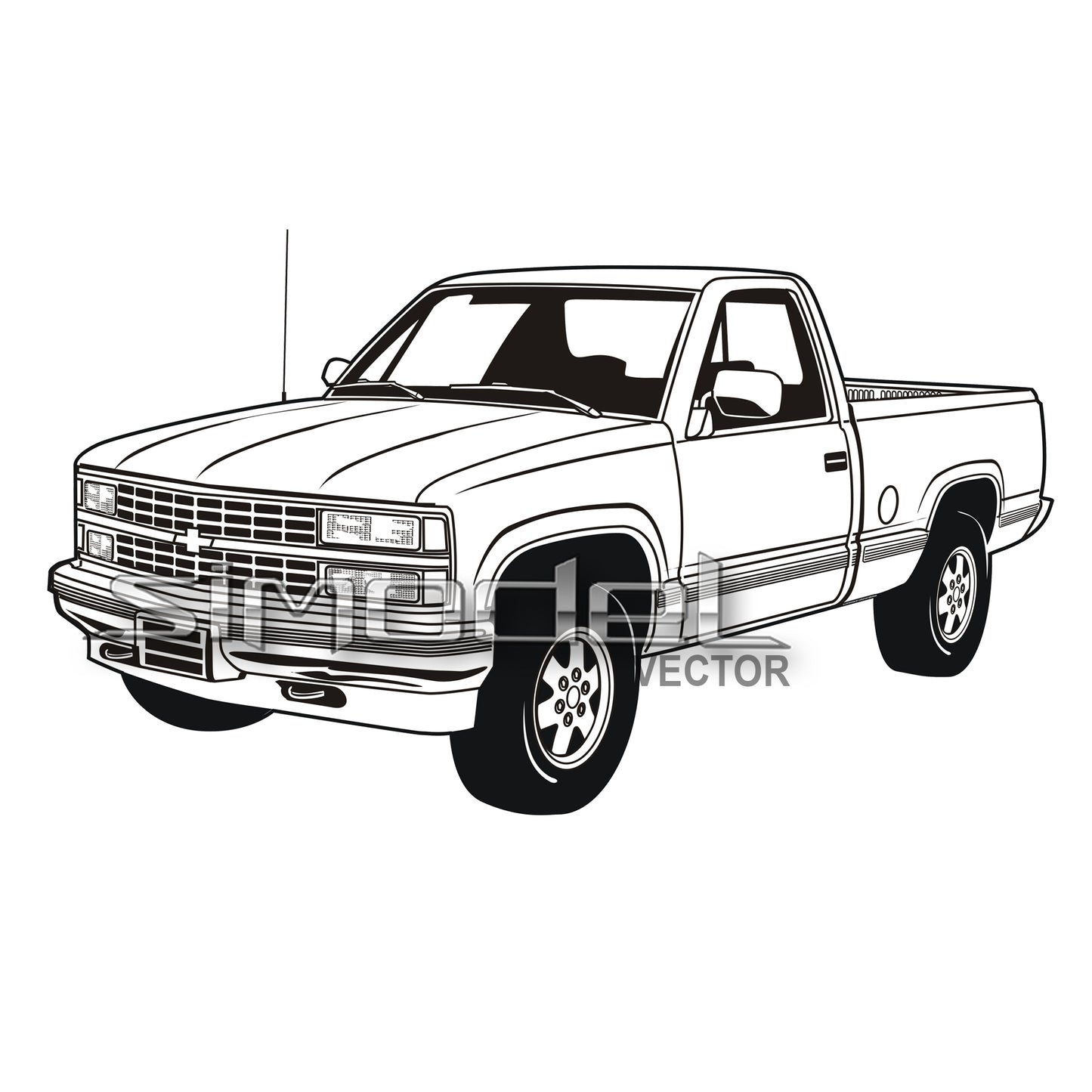 Chevrolet Silverado pick-up 1990