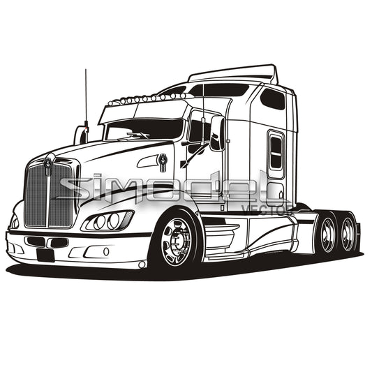 Semi truck Kenworth T 660