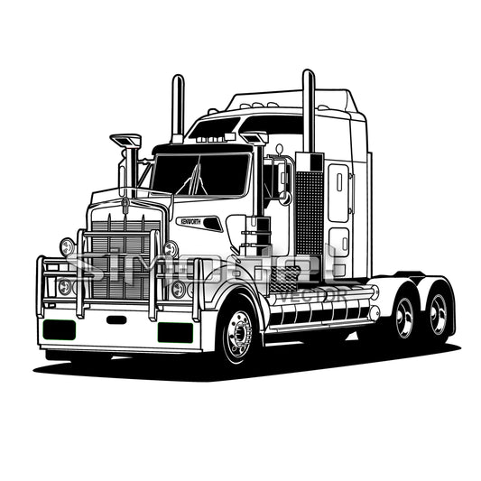 Semi truck Kenworth T 909