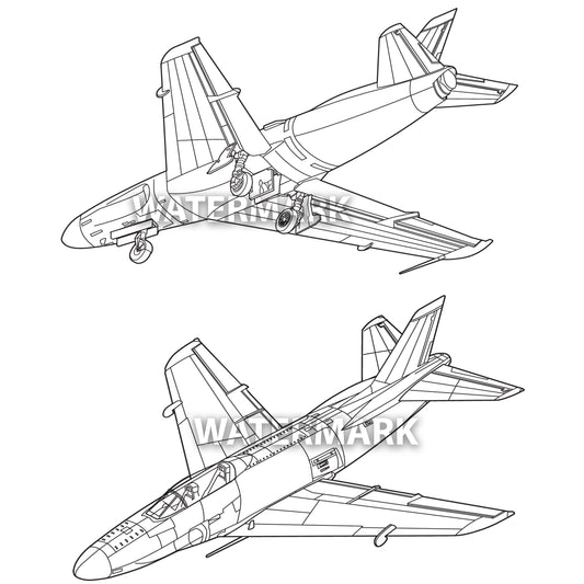 Lansen front and bottom view