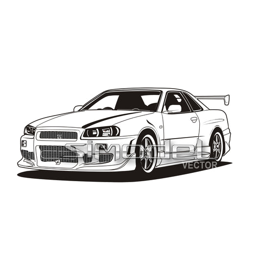 Nissan Skyline Gt 34